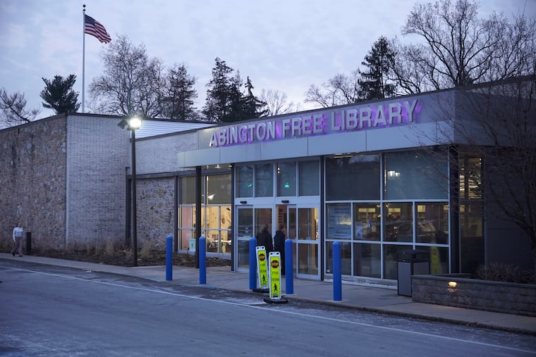 The Abington Free Library, on Old York Road in Abington, Tuesday, Jan. 6, 2026.