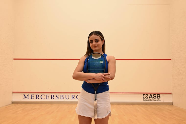 Falconi was the No. 1 U19 player in Ecuador for squash. After doing a postgrad year at Mercersburg Academy, she'll be heading to Drexel next season, competing for the No. 5 Dragons.