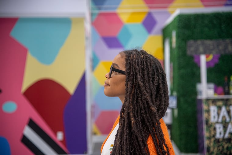 Co-owner Tracii Freeman at Kings Gallery PHL, a new selfie gallery and museum in North Philadelphia.