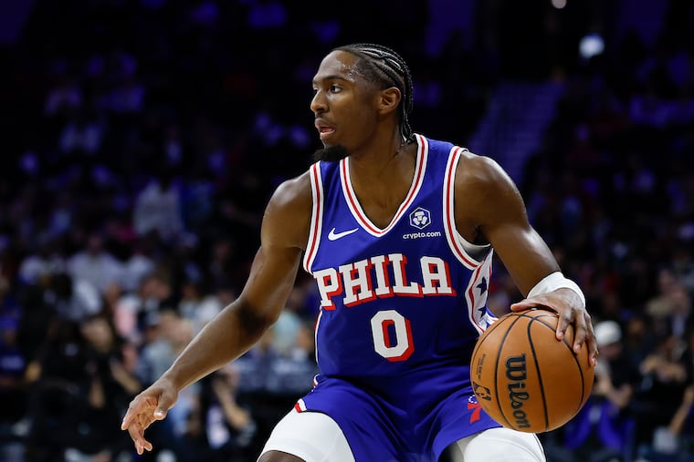 Sixers guard Tyrese Maxey is now in a class with Sixers great Allen Iverson and other NBA elites.