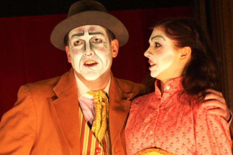 "Dublin by Lamplight": A mash-up of theatrical techniques, including vaudeville, mime, and kabuki from Inis Nua.