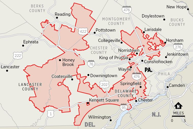 "Goofy kicking Donald Duck" lives for one more election. Pennsylvania's Seventh Congressional District, notorious for its irregular shape and widely considered an example of partisan gerrymandering, will have a special election to serve out the remainder of Pat Meehan's term. At the same time, voters will elect representatives under a new congressional map.