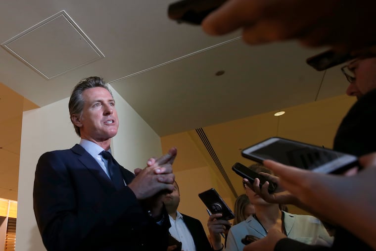 California Gov. Gavin Newsom in August