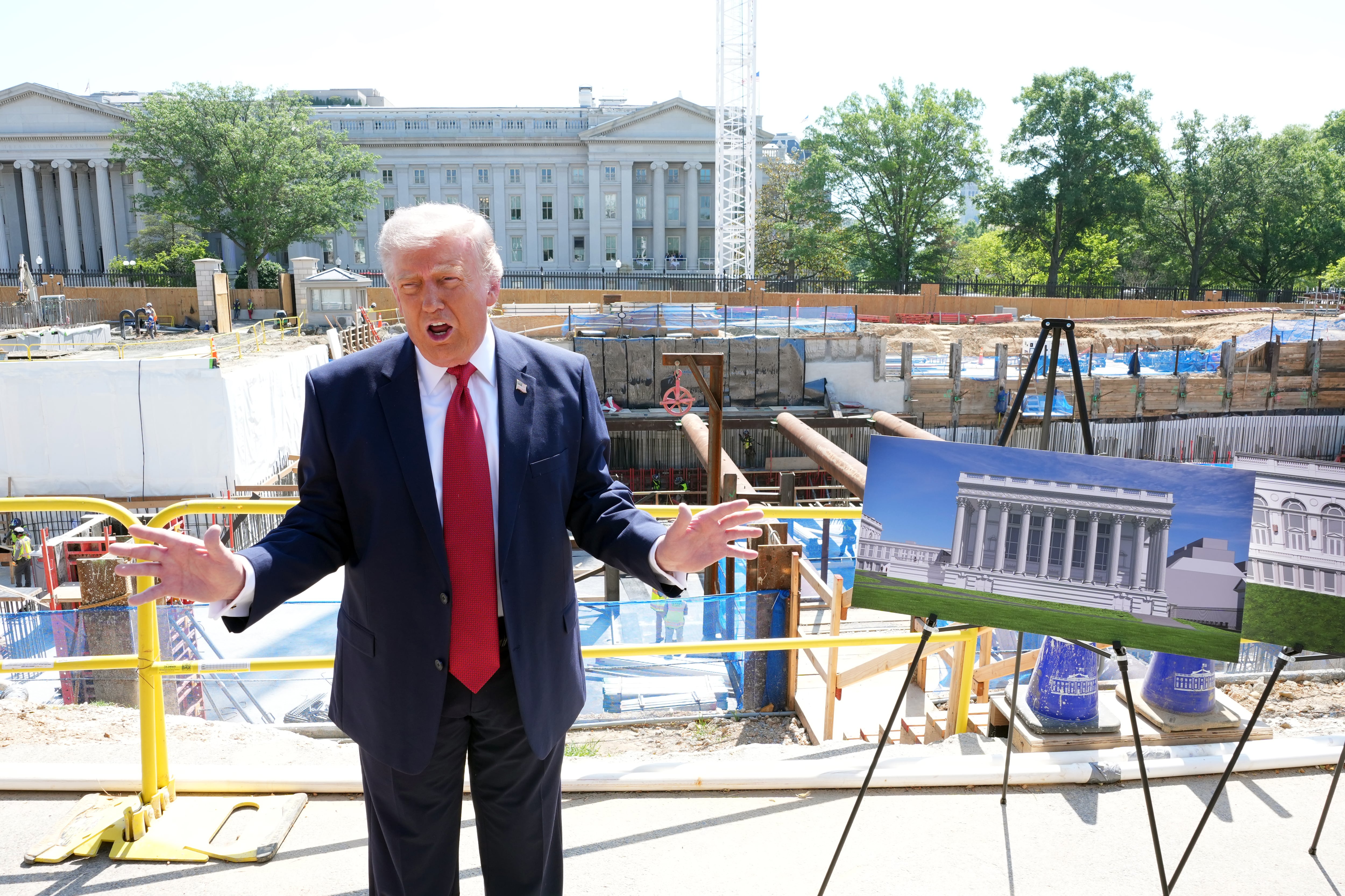 Report: Ballroom donors won $50B in contracts after giving to Trump project