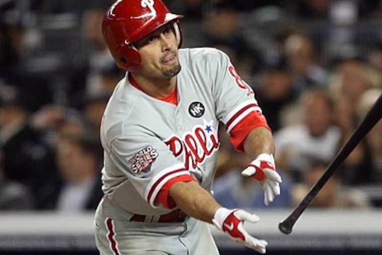 The Phillies return to Yankee Stadium tonight for the first time since last fall's World Series. (Yong Kim/Staff Photographer)