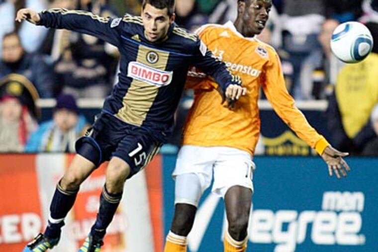 "I try to work as hard as I can in training or in games," Gabe Farfan said. (Steven M. Falk/Staff file photo)