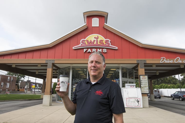 Scott Simon, President and CEO of Swiss Farms, is shown at their drive thru market at 301 W. MacDade Blvd. in Milmont Park, PA on Aug. 10, 2016.