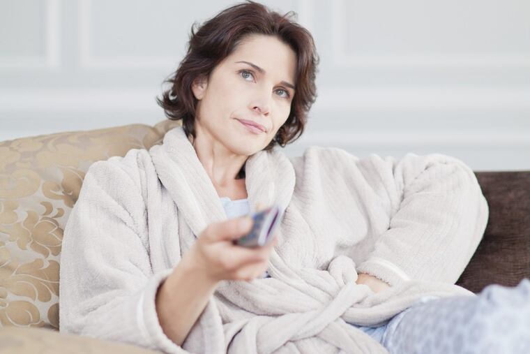 A woman was suffering odd symptoms after hours of watching political coverage on TV.