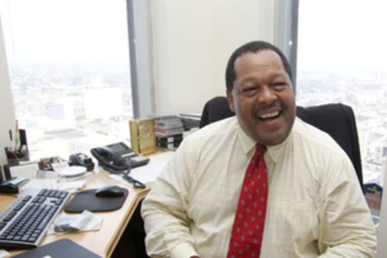 James Nevels , who has been chairman of the School Reform Commission since the district was taken over by the state in December 2001, is leaving 16 months before the end of his term. He will step down after school starts.