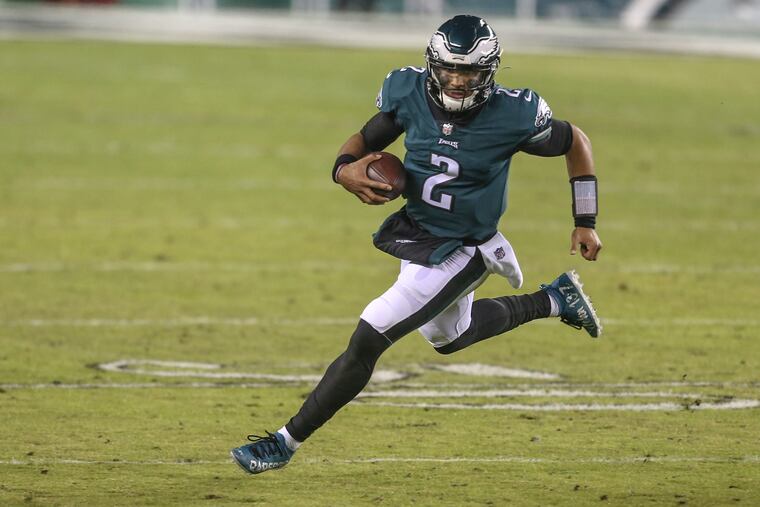 The Eagles open the 2021 NFL regular season at Atlanta on Sept. 12 with Jalen Hurts as the assumed No. 1 under center.