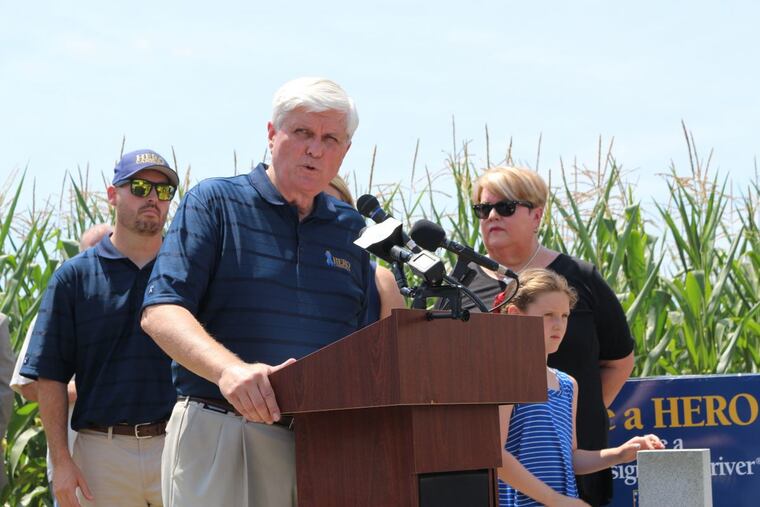 Bill Elliott talks about his son, who was killed by a drunk driver in 2000 while driving home to New Jersey.