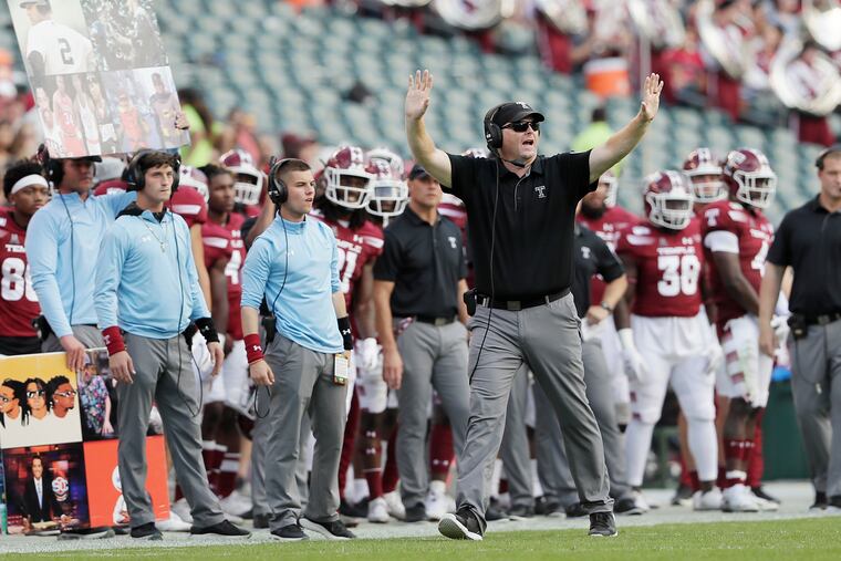 Temple coach Rod Carey said this game is a big opportunity for his team.