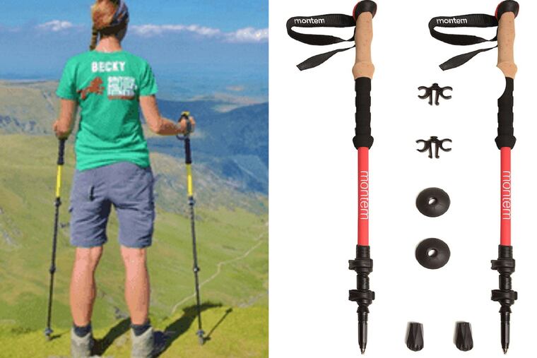 The new Ultra Strong Trekking Poles from Montem come in nine colors.