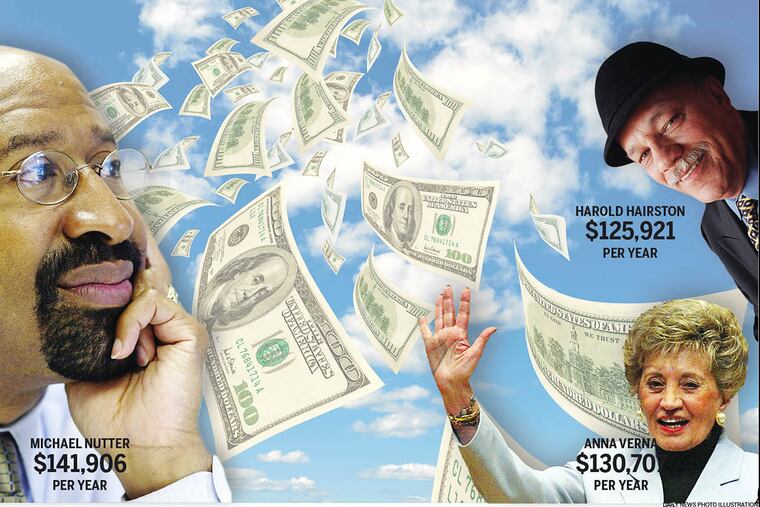 Daily News cover on Philly pensions