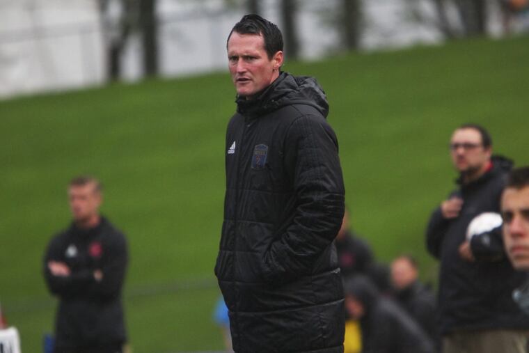 Brendan Burke is now in his fourth season as head coach of Bethlehem Steel, the Philadelphia Union’s minor-league USL affiliate.