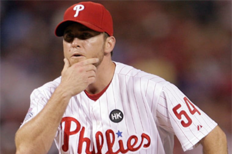 Phillies closer Brad Lidge said his goal remains to be ready for the start of the season. (Yong Kim / Staff Photographer)