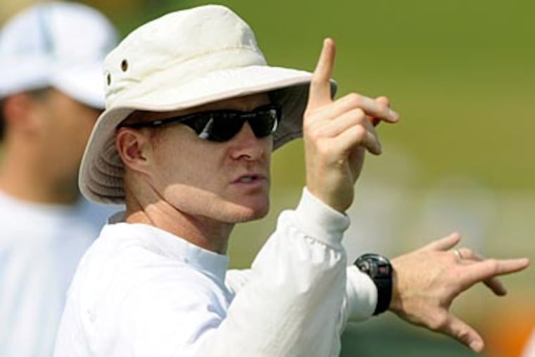 Sean McDermott joined former Eagles colleague Ron Rivera on the Carolina Panthers' staff. (Bradley C Bower/AP file photo)