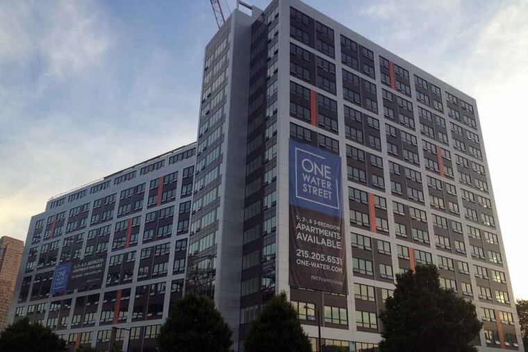 One Water Street, overlooking the Delaware River.