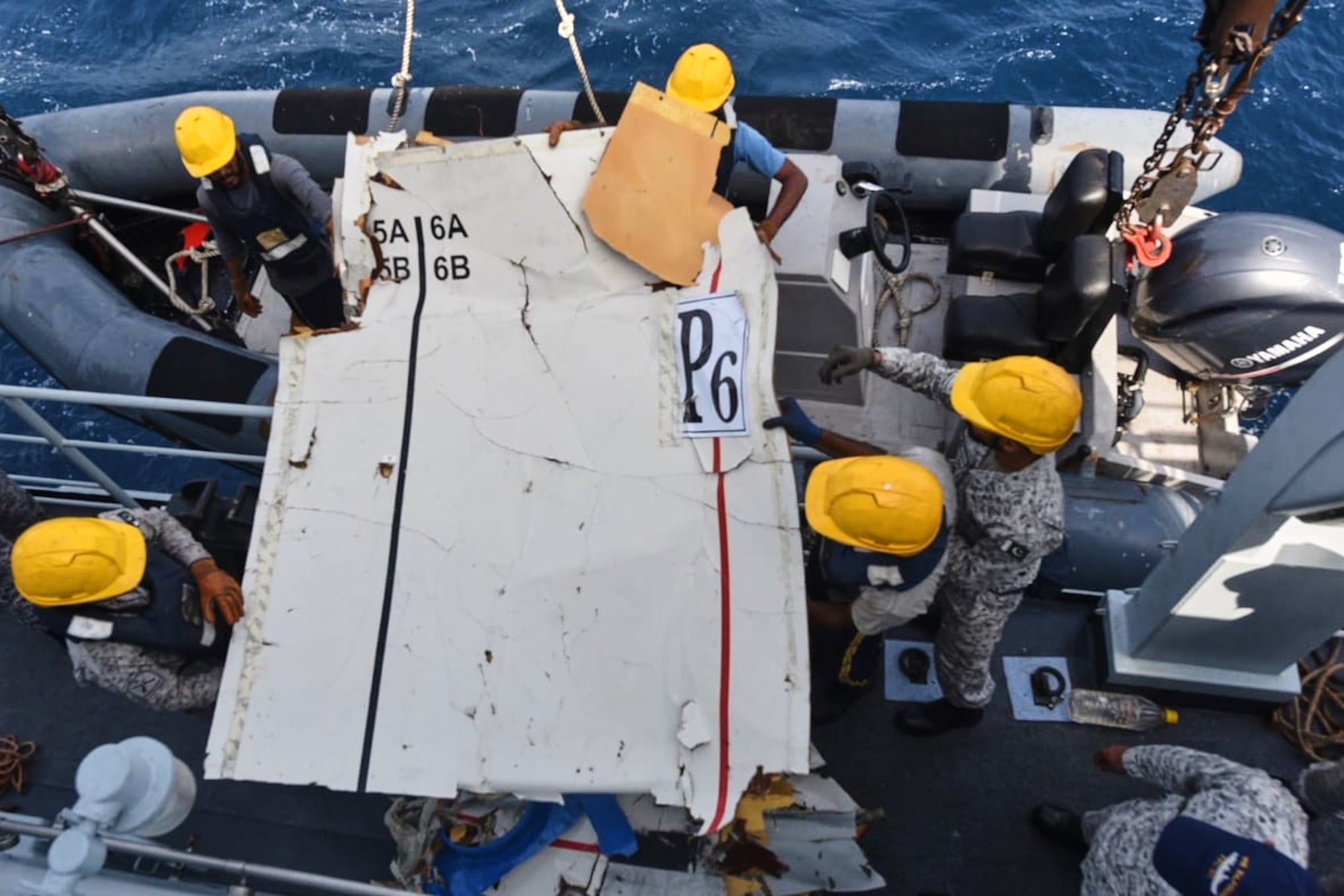 Cargo plane wreckage found off Pakistan's coast as search continues for 5 missing crew