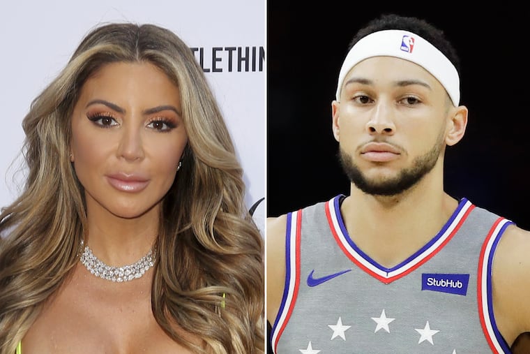 Larsa Pippen, the estranged wife of NBA Hall of Famer Scottie Pippen, denies any romantic involvement with Sixers star Ben Simmons.