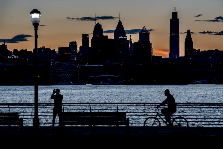 Day fades into sunset along the Camden waterfront Tuesday, just as summer is about to fade into fall on Thursday night.