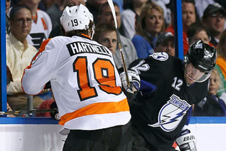 Tampa Bay is the only Eastern Conference team that is undefeated against the Flyers this season. (Chris O'Meara/AP)