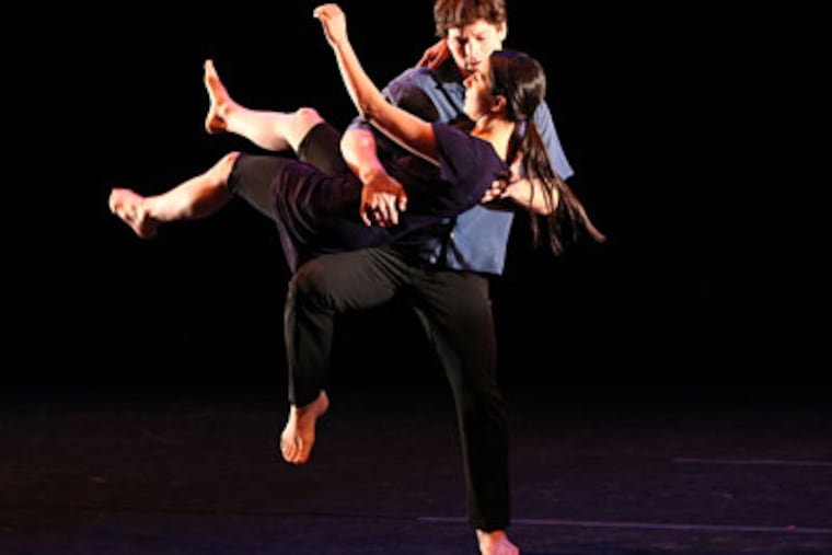 Nichole Canuso and David Brick in "Parallel You." (Bill Hebert / BHPhotos)