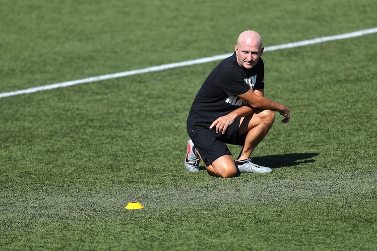 North Carolina Courage coach Paul Riley before a match against the Portland Thorns on July 17, 2020.