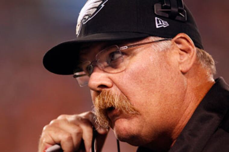 Eagles head coach Andy Reid is 6-7 in season openers. (David Maialetti/Staff Photographer )