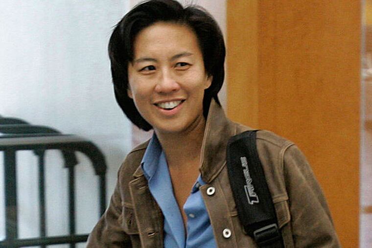 Kim Ng as the Los Angeles Dodgers assistant general manager in 2007.