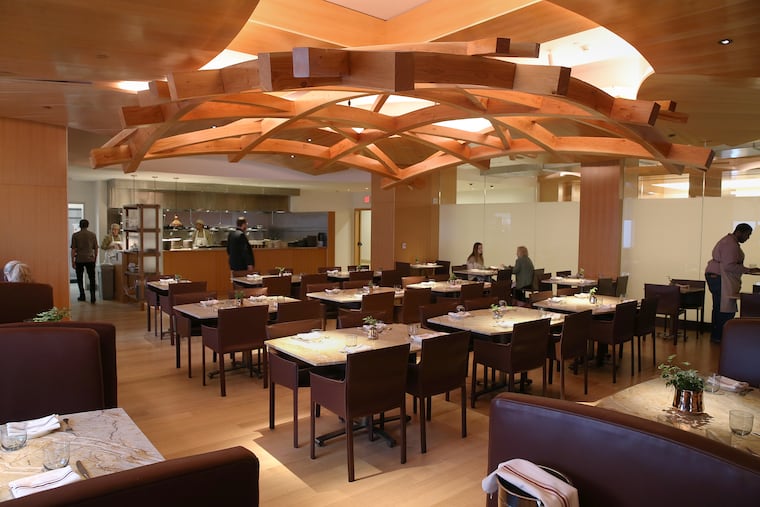 Frank Gehry essentially designed some fancy rafters; the rest of Stir’s functional details, like the kitchen, were an afterthought.