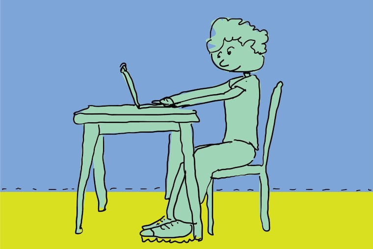 How to set up your kid's school-at-home workspace.