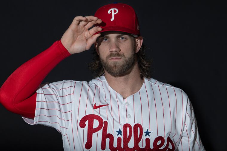 Bryce Harper and his wife, Kayla, donated $500,000 to coronavirus relief funds in Las Vegas and Philadelphia on Thursday.