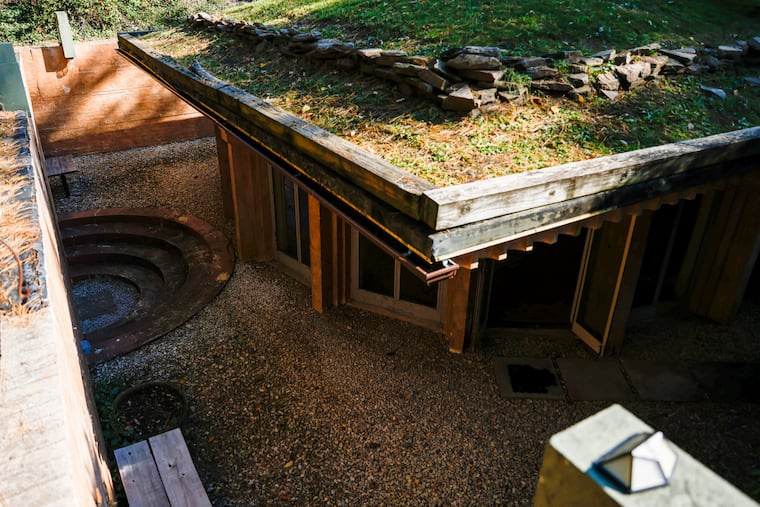 The earth-sheltered property built by Malcolm Wells in the mid-1970s is up for sale in Cherry Hill.