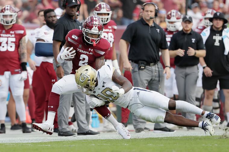 Temple’s Isaiah Wright (2) is a player to watch in Saturday's game against Memphis.