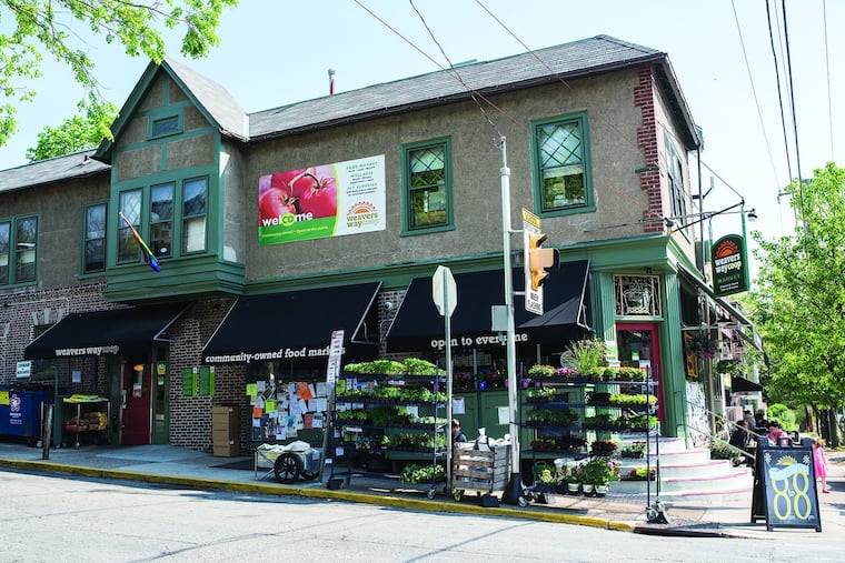 Weavers Way's Mount Airy location is at Greene Street and Carpenter Lane.