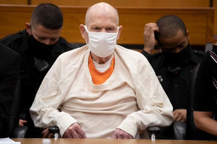 Joseph James DeAngelo sitting in court during the third day of victim impact statements at the Gordon D. Schaber Sacramento County Courthouse on Thursday.