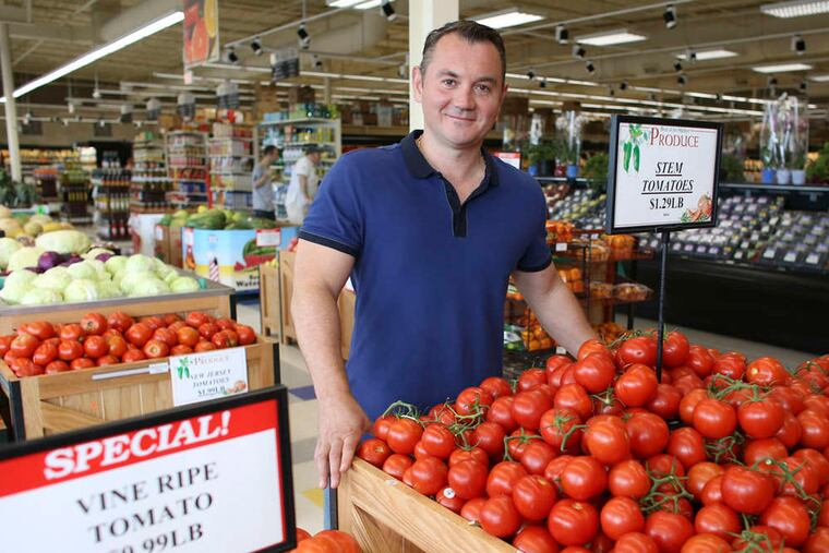 Andre Malkin at the NetCost Market in Bluegrass Shopping Center in Northeast Philadelphia.