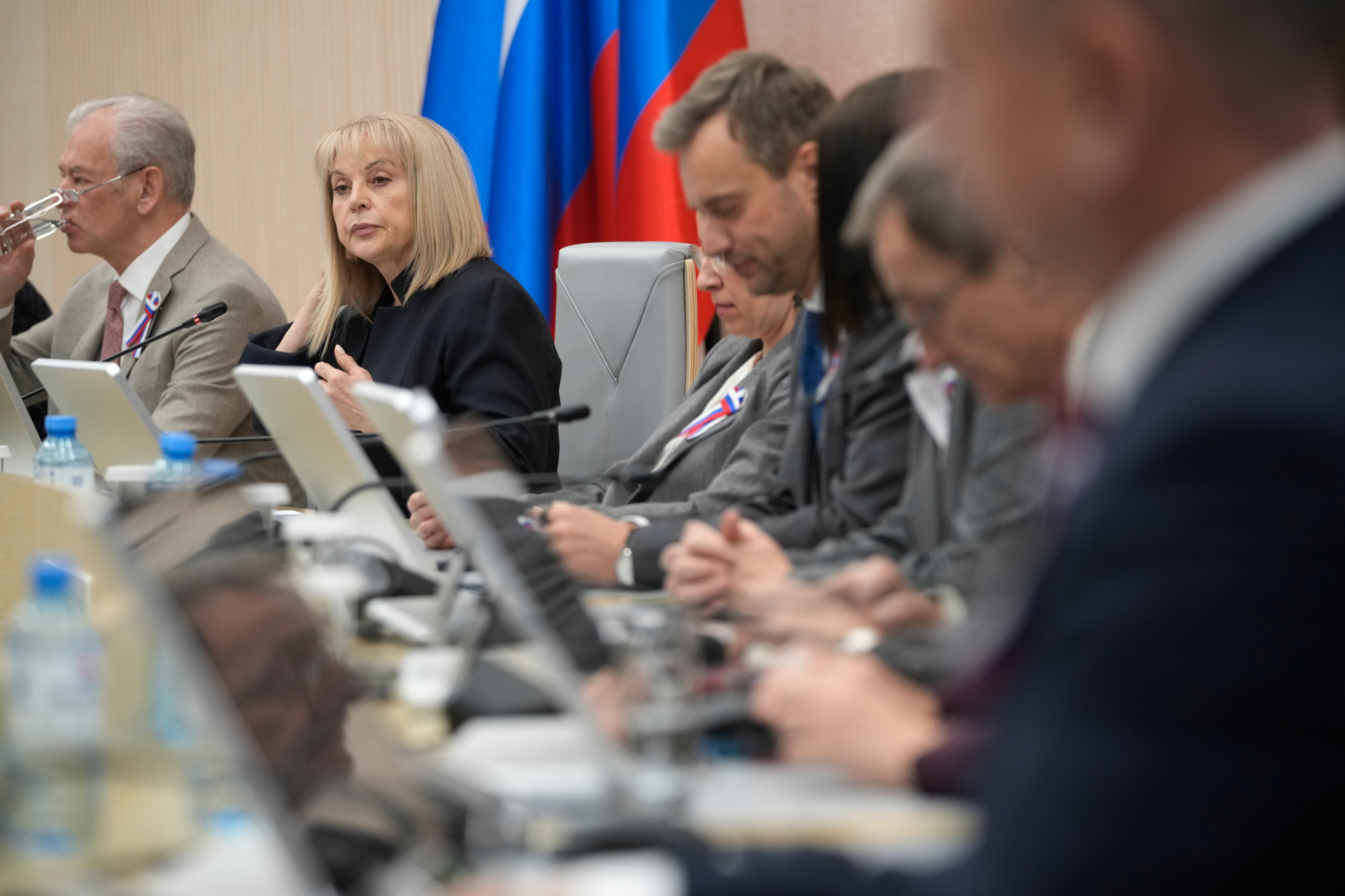 Main Kremlin party keeps control of Russia’s parliament after a carefully orchestrated vote