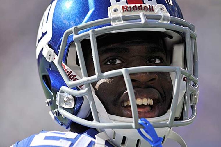 New York Giants cornerback Prince Amukamara has been listed as doubtful for Sunday's game against the Eagles. (Bill Kostroun/AP)