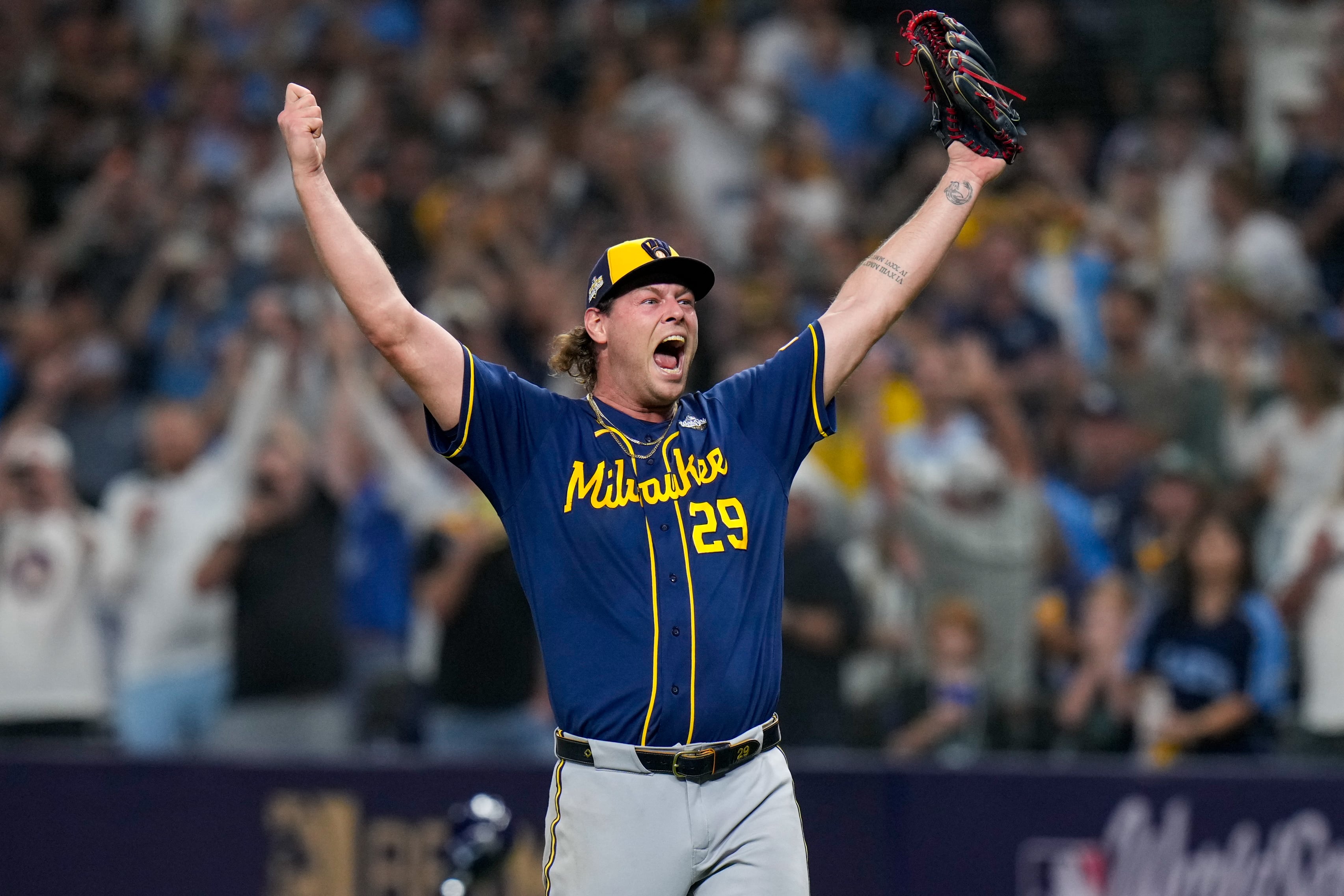 Brewers beat the Rays 4-1 in Game 5 to win the first World Series title in franchise history