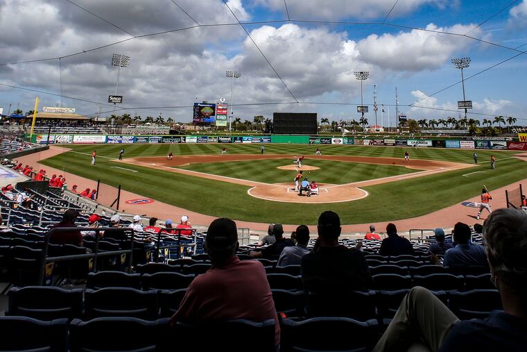 The Phillies' spring training complex in Clearwater, Fla. Can a labor deal be struck in time to keep spring training on schedule?