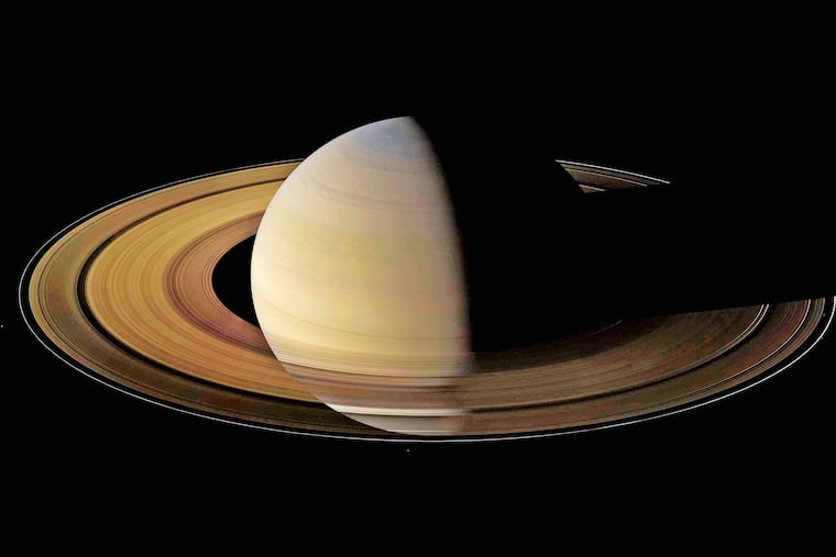 Of the countless equinoxes Saturn has seen since the birth of the solar system, this one, captured in in 2009 in a mosaic of light and dark, was the first witnessed up close by an emissary from Earth.