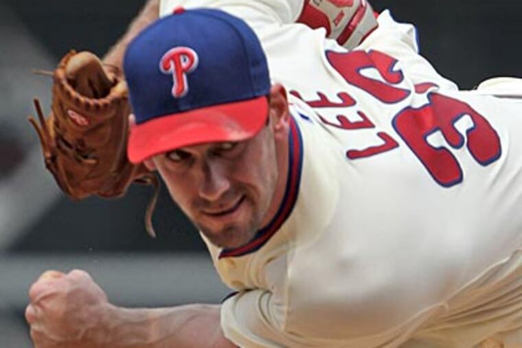 Cliff Lee finished the regular season with a 17-8 record, a 2.40 ERA, and 238 strikeouts. (David M Warren/Staff Photographer)