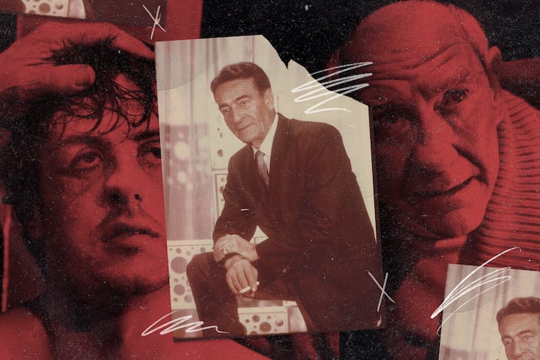 Burgess Meredith's character Mickey Goldmill in "Rocky" was based on Los Angeles boxing manager Howie Steindler (center).