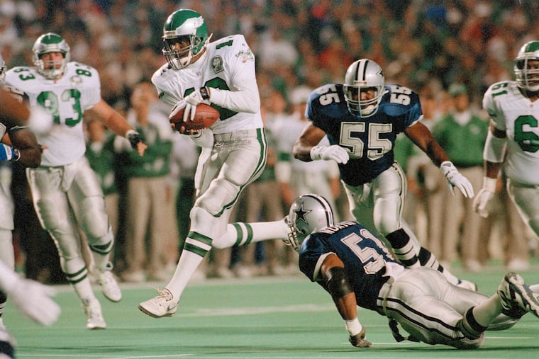 Quarterback Randall Cunningham was involved in several of the biggest games in Eagles-Cowboys history.