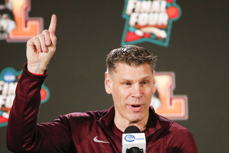 Porter Moser was hired as Loyola-Chicago’s head basketball coach by Grace Calhoun, who is now Penn’s athletic director.