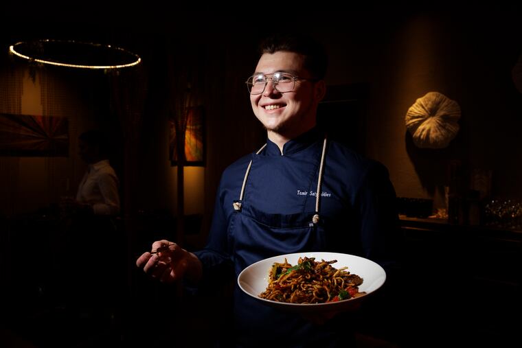 Chef Temir Satybaldiev at Ginger on April 3, 2025, in Northeast Philadelphia.