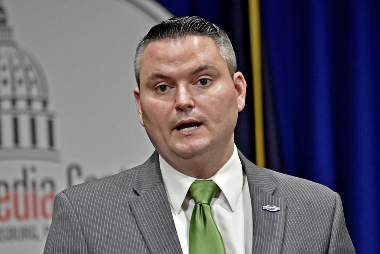 State Rep. Nick Miccarelli, of Ridley Park. BLAINE SHAHAN | Staff Photographer | LNP Media Group