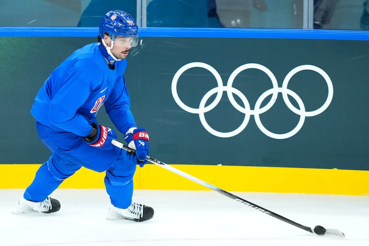 Auston Matthews and the rest of the U.S. men's hockey team will play their first game Thursday at the Milan Cortina Winter Olympics.
